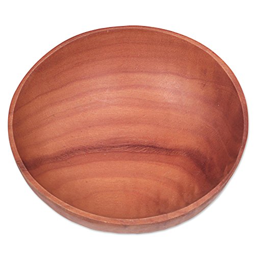 NOVICA-Brown Hand Made Wood Condiment Bowls 
