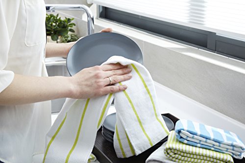 Full Circle-Organic Cotton Modern Kitchen Towel - Sunset Blue