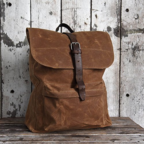 rogue waxed canvas rucksack