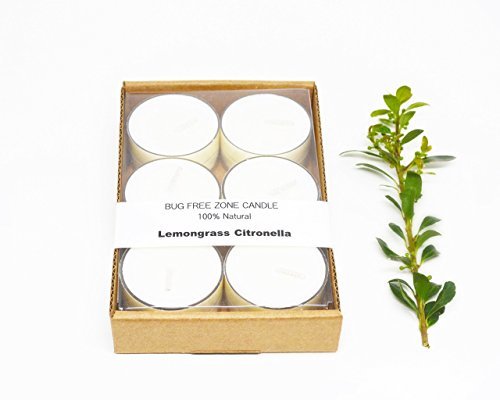 Pure Palette Scents-Lemongrass Citronella Soy Candle Tea Lights 