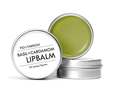 FIG+YARROW-Organic Basil + Cardamom Lip Balm