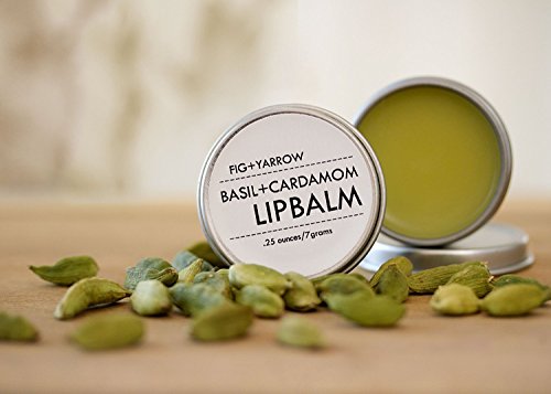 FIG+YARROW-Organic Basil + Cardamom Lip Balm