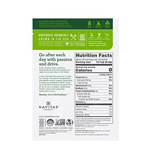 Navitas Organics-Organic Wheatgrass Powder