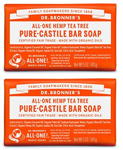 Dr. Bronner's-Tea Tree Pure-Castile Liquid Soap - 2 pack