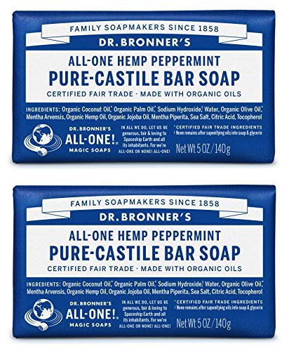 Dr. Bronner's-Peppermint Pure-Castile Liquid Soap - 2 pack