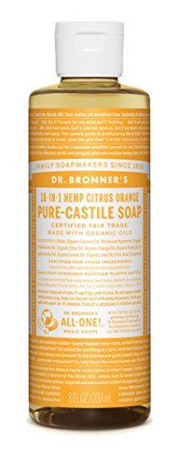 Dr. Bronner's-Dr. Bronner Citrus Orange Liquid Soap, 8 Ounce
