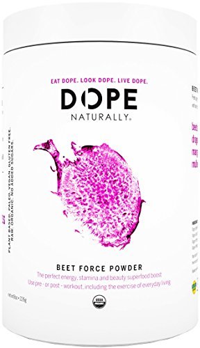 DOPE Naturally-Beet Force, Raw Organic Beet Root Powder for Beauty, Energy + Stamina Support