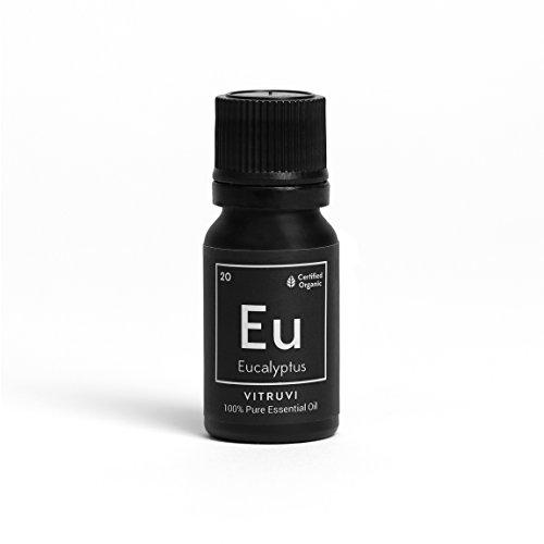 Vitruvi-Organic Eucalyptus Essential Oil, 100% Pure Undiluted Premium Grade Essential Oil