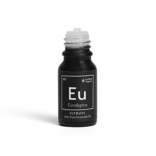 Vitruvi-Organic Eucalyptus Essential Oil, 100% Pure Undiluted Premium Grade Essential Oil