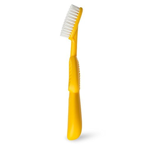 RADIUS-RADIUS - Scuba Right Hand Toothbrush, Soft Bristles, Flex-Neck Technology that Reduces Pressure on Teeth and Gums, Made with Sustainable Materials (Colors May Vary)