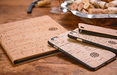 Reveal-Wood iPhone 6 Plus Case - Real Cork Wood iPhone 6 Plus Case by Reveal Shop - Natural Cork Leather, Eco-friendly Design