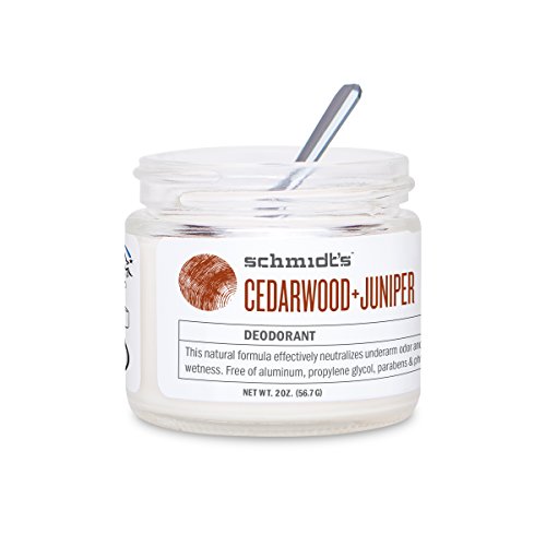 Schmidt's Deodorant-Schmidt's Natural Deodorant - Cedarwood  Juniper Jar 2 ounce