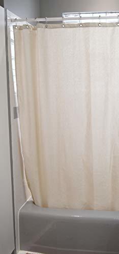 Bean Products-Bean Products Stall Shower Curtain - 54" x 74" - Cotton Natural - Made in - USA