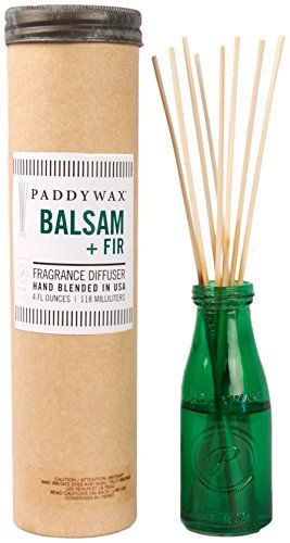 Paddywax Candles-Paddywax Relish Collection Reed Oil Diffuser Set, Balsam Fir