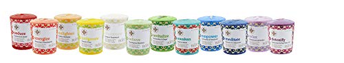 Root Candles-Root Candles Seeking Balance Aromatherapy 20-Hour Votive Candle, Energize: Rosemary Eucalyptus