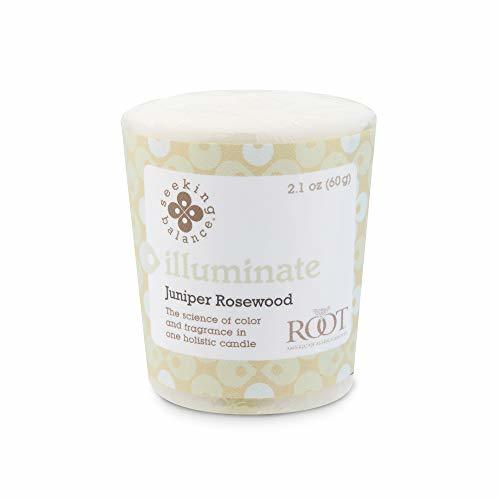 Root Candles-Root Candles Seeking Balance Aromatherapy 20-Hour Votive Candle, Illuminate: Juniper Rosewood