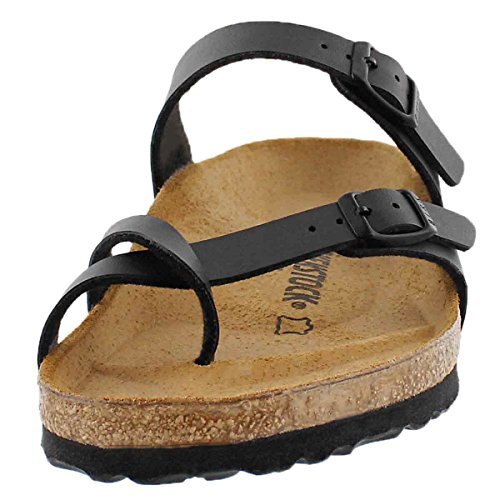 Birkenstock-Birkenstock Womens Mayari Black Regular Fit Sandals Size 4.5