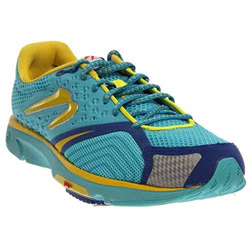 blue yellow running shoes